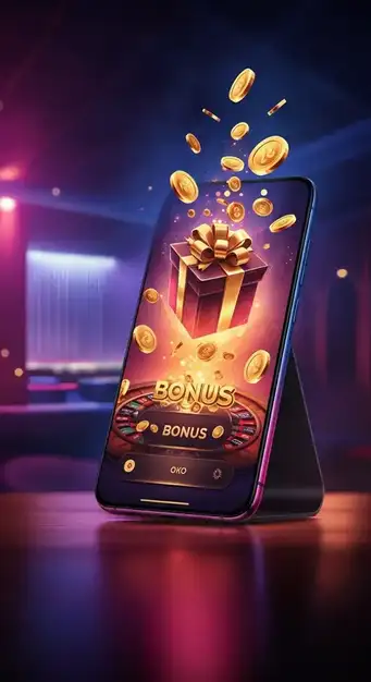 Banner promozionale di Nine Casino che mostra un pacchetto bonus con giri gratuiti e denaro extra per i nuovi giocatori